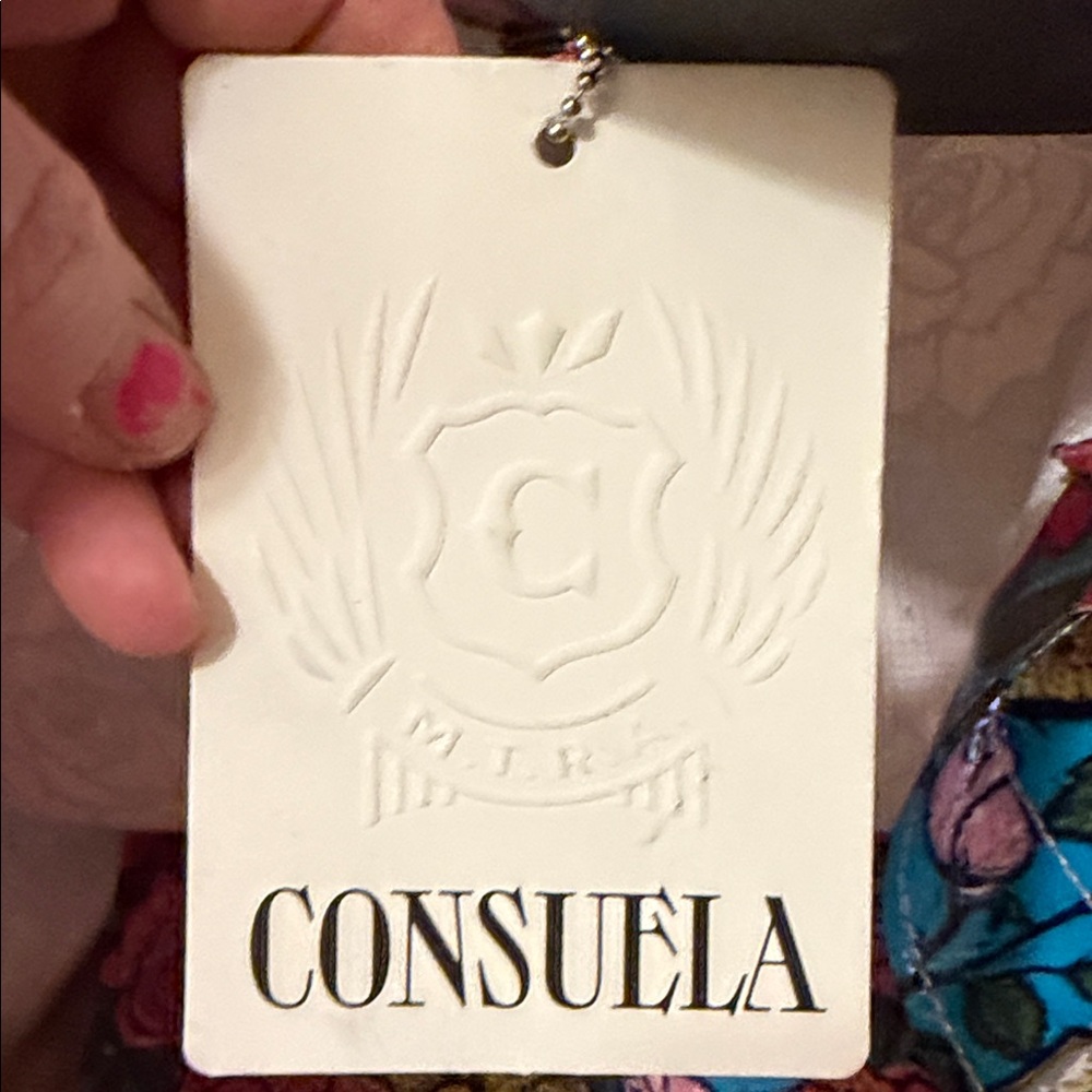 Consuela Vibrant Rose Pattern Tote - Picture 8 of 11